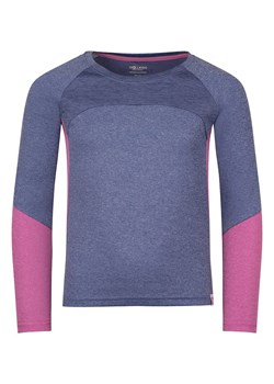 Trollkids Koszulka funkcyjna "Seiland" w kolorze jasnoróżowo-granatowym ze sklepu Limango Polska w kategorii Bluzki dziewczęce - zdjęcie 179384770