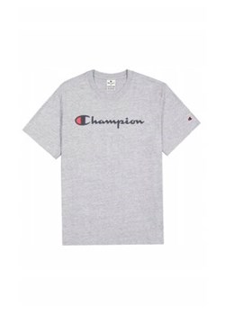 Champion T-Shirt 220256 Szary Regular Fit ze sklepu MODIVO w kategorii T-shirty męskie - zdjęcie 179389634