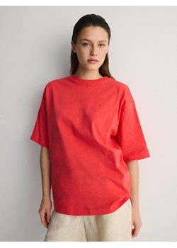 Reserved - T-shirt oversize - czerwony ze sklepu Reserved w kategorii Bluzki damskie - zdjęcie 179391673