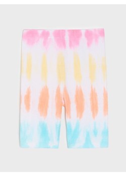 Sinsay - Kolarki tie dye z prążkowanej dzianiny - wielobarwny - id: 168ED-MLC - marki Sinsay - 179394640 Sinsay - Kolarki tie dye z prążkowanej dzianiny - wielobarwny ze sklepu Sinsay w kategorii Spodenki dziewczęce - zdjęcie 179394640