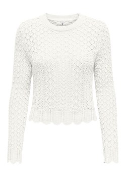 ONLY Sweter w kolorze białym ze sklepu Limango Polska w kategorii Swetry damskie - zdjęcie 179397624