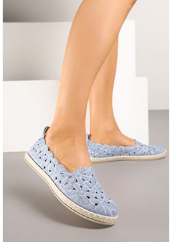 Jasnoniebieskie Ażurowe Espadryle w Stylu Boho Mevaelle ze sklepu renee.pl w kategorii Espadryle damskie - zdjęcie 179399932