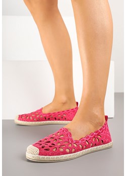 Fuksjowe Ażurowe Espadryle z Plecionym Noskiem Merovianna ze sklepu renee.pl w kategorii Espadryle damskie - zdjęcie 179400004