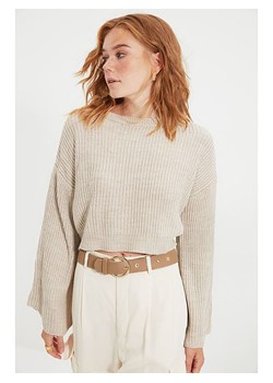 trendyol Sweter w kolorze kremowym ze sklepu Limango Polska w kategorii Swetry damskie - zdjęcie 179406534