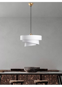 ABERTO DESIGN Lampa wisząca w kolorze białym - Ø 40 cm ze sklepu Limango Polska w kategorii Oświetlenie - zdjęcie 179406541