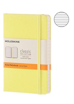 Moleskine Notatnik w kolorze żółtym - 9 x 14 cm ze sklepu Limango Polska w kategorii Akcesoria biurowe - zdjęcie 179407401