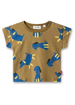 Sanetta Kidswear Koszulka w kolorze khaki ze sklepu Limango Polska w kategorii Kaftaniki i bluzki - zdjęcie 179411174