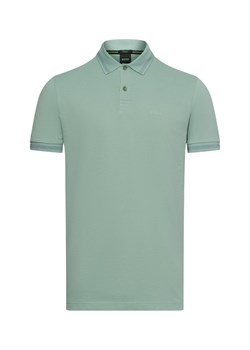 BOSS Green Męska koszulka polo - Pio 1 Mężczyźni Bawełna miętowy jednolity ze sklepu vangraaf w kategorii T-shirty męskie - zdjęcie 179416332