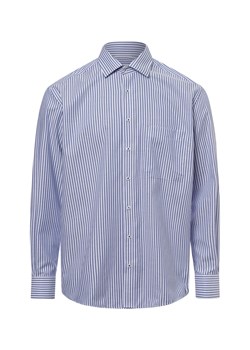 Eterna Comfort Fit Męska koszula biznesowa - non-iron Mężczyźni Comfort Fit Bawełna granatowy w paski - id: 741996-0001-00460 - marki Eterna - 179416341 Eterna Comfort Fit Męska koszula biznesowa - non-iron Mężczyźni Comfort Fit Bawełna granatowy w paski ze sklepu vangraaf w kategorii Koszule męskie - zdjęcie 179416341