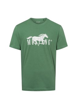 Mustang Koszulka męska - Austin Mężczyźni Bawełna groszkowy nadruk ze sklepu vangraaf w kategorii T-shirty męskie - zdjęcie 179416350