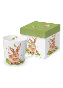 ppd Kubek jumbo &quot;Mr. Rabbit&quot; w kolorze biało-jasnobrązowym - 350 ml ze sklepu Limango Polska w kategorii Kubki - zdjęcie 179422153