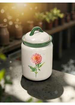 Sinsay - Ceramiczny pojemnik do przechowywania - zielony ze sklepu Sinsay w kategorii Pojemniki kuchenne - zdjęcie 179429532