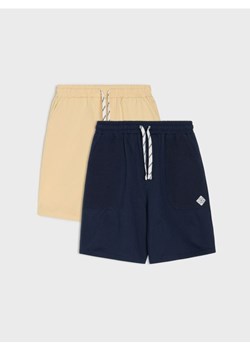 Sinsay - Szorty 2 pack - granatowy ze sklepu Sinsay w kategorii Spodenki chłopięce - zdjęcie 179429592