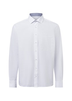 Eterna Comfort Fit Męska koszula biznesowa - non-iron Mężczyźni Comfort Fit Bawełna biały jednolity ze sklepu vangraaf w kategorii Koszule męskie - zdjęcie 179429783