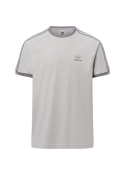 adidas Originals Koszulka męska - koszulka z 3 paskami Mężczyźni Bawełna kitt jednolity ze sklepu vangraaf w kategorii T-shirty męskie - zdjęcie 179429792