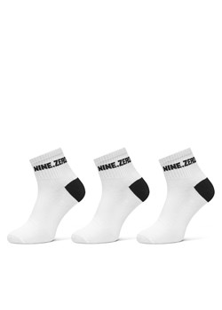 Zestaw 3 par wysokich skarpet męskich Jack&Jones Jacbeijing 12273827 Biały ze sklepu eobuwie.pl w kategorii Skarpetki męskie - zdjęcie 179430721