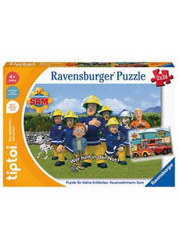 Feuerwehrmann Sam Puzzle (2 szt.) &quot;Strażak Sam&quot; - 2 x 24 szt. - 4+ ze sklepu Limango Polska w kategorii Puzzle - zdjęcie 179430992