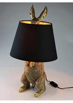 AM Design Lampa stołowa w kolorze złoto-czarnym - wys. 58 x Ø 30 cm ze sklepu Limango Polska w kategorii Lampy stołowe - zdjęcie 179431210