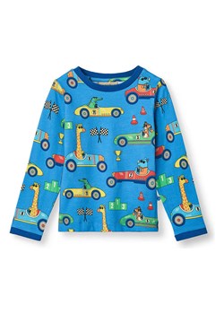 Småfolk Koszulka w kolorze niebieskim ze wzorem ze sklepu Limango Polska w kategorii T-shirty chłopięce - zdjęcie 179431422