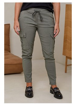 Curvy Lady Bojówki w kolorze khaki ze sklepu Limango Polska w kategorii Spodnie damskie - zdjęcie 179433102