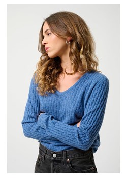 AUTHENTIC CASHMERE Kaszmirowy sweter "Grasmoor" w kolorze niebieskim ze sklepu Limango Polska w kategorii Swetry damskie - zdjęcie 179433173