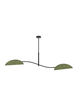 Dwuramienna zielona lampa wisząca - M129-Urdom ze sklepu Edinos.pl w kategorii Lampy wiszące - zdjęcie 179444772