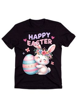 Świąteczna koszulka Wielkanocna - HAPPY EASTER D14 ze sklepu Time For Fashion w kategorii Bluzki damskie - zdjęcie 179453051