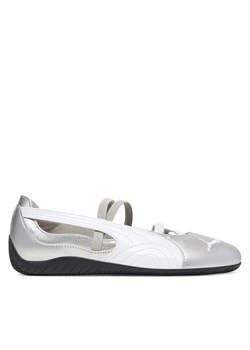 Baleriny Puma Speedcat Ballet Metallic Wns 401581 01 Srebrny ze sklepu eobuwie.pl w kategorii Balerinki - zdjęcie 179457153