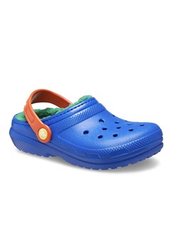 Crocs Chodaki &quot;Classic Lined&quot; w kolorze niebieskim ze sklepu Limango Polska w kategorii Klapki dziecięce - zdjęcie 179457803