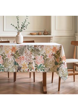 Mint Rugs Obrus &quot;Tropical Damaris&quot; w kolorze kremowo-zielono-jasnoróżowym ze sklepu Limango Polska w kategorii Obrusy i bieżniki - zdjęcie 179457840