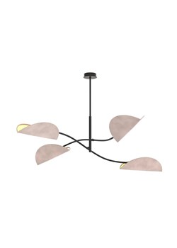 Nowoczesna popielata lampa sufitowa B7-D02 ze sklepu Edinos.pl w kategorii Lampy wiszące - zdjęcie 179462760