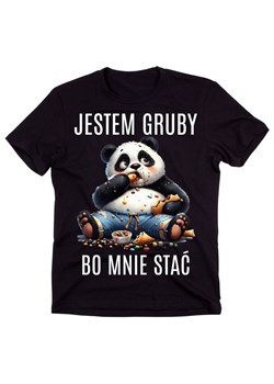 Śmieszna koszulka - JESTEM GRUBY BO MNIE STAĆ ze sklepu Time For Fashion w kategorii T-shirty męskie - zdjęcie 179466580