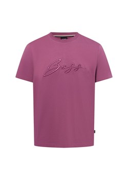 BOSS Koszulka męska - Thompson 70 Mężczyźni Bawełna brudny róż jednolity ze sklepu vangraaf w kategorii T-shirty męskie - zdjęcie 179467181