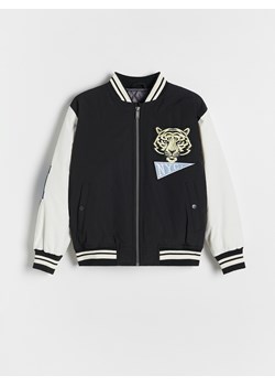 Reserved - Kurtka bomber oversize - czarny ze sklepu Reserved w kategorii Kurtki chłopięce - zdjęcie 179468092