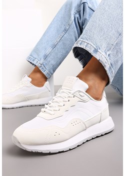 Białe Sneakersy na Piankowej Podeszwie Dejana ze sklepu born2be.pl w kategorii Buty sportowe damskie - zdjęcie 179470831