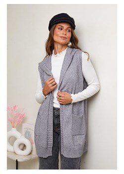 Soft Cashmere Kardigan w kolorze szarym ze sklepu Limango Polska w kategorii Swetry damskie - zdjęcie 179471880