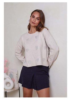 Soft Cashmere Sweter w kolorze beżowym ze sklepu Limango Polska w kategorii Swetry damskie - zdjęcie 179472274