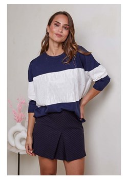Soft Cashmere Sweter w kolorze granatowo-białym ze sklepu Limango Polska w kategorii Swetry damskie - zdjęcie 179472284