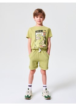 Sinsay - Koszulka z nadrukiem - zielony ze sklepu Sinsay w kategorii T-shirty chłopięce - zdjęcie 179476974