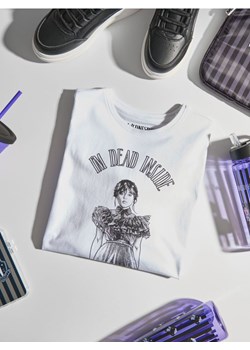Sinsay - Koszulka Wednesday - biały ze sklepu Sinsay w kategorii T-shirty chłopięce - zdjęcie 179477053