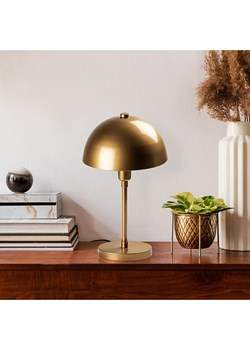 ABERTO DESIGN Lampa stołowa w kolorze złotym - wys. 35 x Ø 20 cm ze sklepu Limango Polska w kategorii Lampy stołowe - zdjęcie 179479503