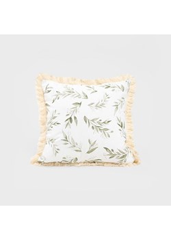Homla Poszewka &quot;Pistacio&quot; w kolorze biało-zielonym na poduszkę - 45 x 45 cm ze sklepu Limango Polska w kategorii Poszewki na poduszki - zdjęcie 179479911