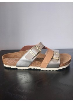 Birkenstock Klapki &quot;Salina&quot; w kolorze złoto-jasnobrązowym ze sklepu Limango Polska w kategorii Klapki dziecięce - zdjęcie 179479972