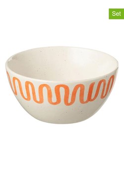 J Line Miski (4 szt.) w kolorze pomarańczowym - Ø 15,5 cm ze sklepu Limango Polska w kategorii Miski - zdjęcie 179480083