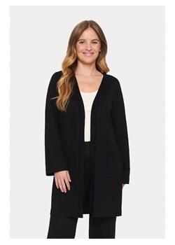 SAINT TROPEZ Kardigan "Saint Tropez" w kolorze czarnym ze sklepu Limango Polska w kategorii Swetry damskie - zdjęcie 179481843