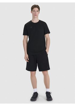 Męski t-shirt z nadrukiem 4F 4FRSS25TTSHM2687 - czarny ze sklepu Sportstylestory.com w kategorii T-shirty męskie - zdjęcie 179485744