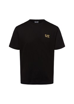 EA7 Emporio Armani Koszulka męska Mężczyźni Bawełna czarny nadruk ze sklepu vangraaf w kategorii T-shirty męskie - zdjęcie 179489704