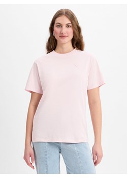 HUGO BLUE Koszulka damska - Vintage Tee_B_1 Kobiety Bawełna różowy jednolity ze sklepu vangraaf w kategorii Bluzki damskie - zdjęcie 179489750