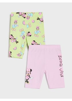 Sinsay - Krótkie legginsy 2 pack Minnie Mouse - różowy - id: 204EB-30X - marki Sinsay - 179492843 Sinsay - Krótkie legginsy 2 pack Minnie Mouse - różowy ze sklepu Sinsay w kategorii Spodenki dziewczęce - zdjęcie 179492843