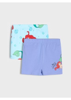 Sinsay - Szorty 2 pack Disney Princess - niebieski ze sklepu Sinsay w kategorii Spodenki dziewczęce - zdjęcie 179492990